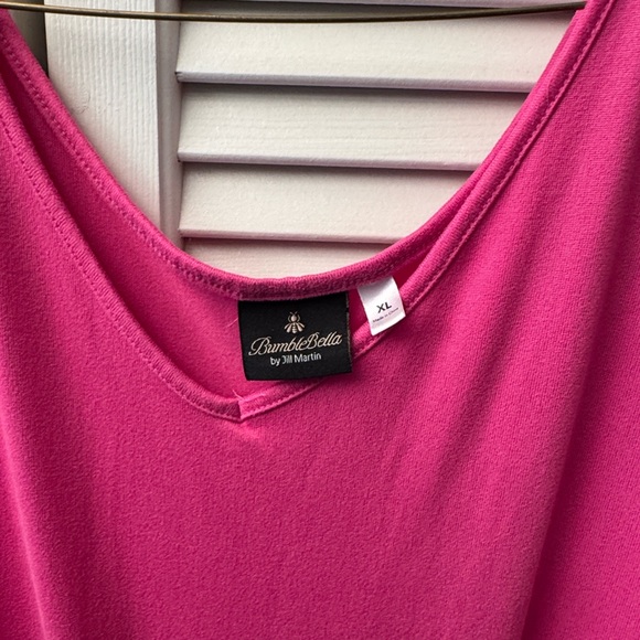 Wide-Leg Pink Sleeveless Jumpsuit - Picture 3 of 4